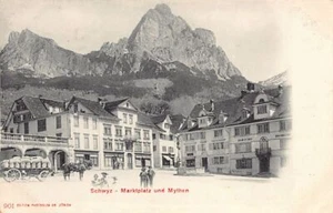Schweiz - SCHWYZ - Marktplatz und Mythen - Verlag Photoglob 901 - Bild 1 von 2