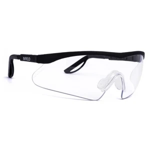 Infield Schutzbrille Überbrille Sicherheitsschutzbrille Arbeitsbrille 👀 schwarz - Bild 1 von 5