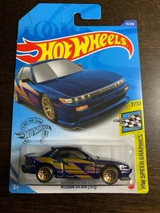 Nissan Silvia (S13) 111/250 (azul) A66 Hot Wheels HW Speed Graphics 7/10 2020 - Imagen 1 de 2