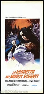 LA VENDETTA DEI MORTI VIVENTI LOCANDINA PAUL NASCHY HORROR 1976 PLAYBILL POSTER - Foto 1 di 1