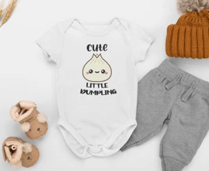 Cute Little Dumpling Baby Vest/Grow, Funny Baby dumpling food Clothes/bodysuit - Picture 1 of 3