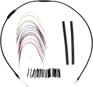 Burly Cable/Brake Line Kit Black 13" Bagger Bars (ABS) FLHX, FLHT,C,U 08-13 - Picture 1 of 1