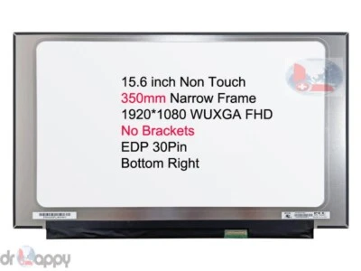 15.6" FHD IPS EDP 30 Pin LCD Screen for Lenovo 5D10X08070 5D10M42882 5D10S68976 - Image 1 of 4