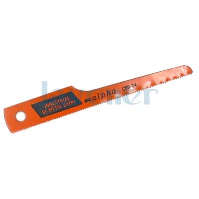 10pcs AIR BODY SAW BLADES 24TPI BI-METAL ORANGE industrial GRADE reciprocating - Image 1 of 4