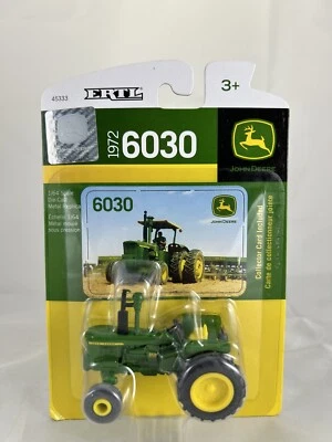 Tractor John Deere 6030 escala 1/64 Ertl estación abierta fundido a presión Ertl Foto 1 de 2