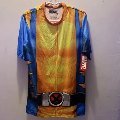 Camiseta de compresión Heat Gear Marvel Wolverine con licencia oficial rara para hombre XL Foto 1 de 4