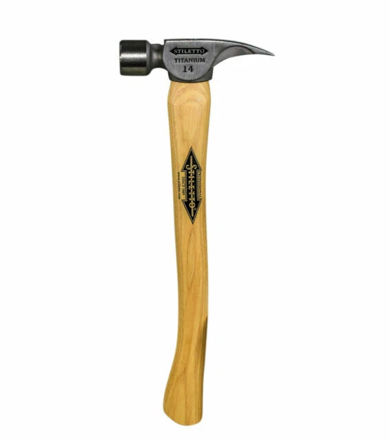 Stilletto TI14MC Titanium Framing Hammer With Curved Handle - Silver
