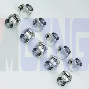 AN12 12-AN 12 Gas Oil Fuel Hose Line Clamp Finisher HEX-12 10PCS 25mm - Picture 1 of 5