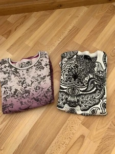 Next Sweatshirt Jumper Bundle Tie Dye Ombré And Jumper Size 8 Cotton Blend - Picture 1 of 12