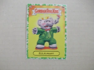 2022 TOPPS GARBAGE PAIL KIDS BOOKWORMS GREEN BORDER # 75a ELLA PHANT - Picture 1 of 2