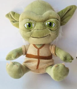 Star Wars Yoda Green Action Sci-Fi Movie Stuffed Plush Toy Pre-Loved Limited Edi - Picture 1 of 4