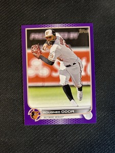 2022 Topps Update Series Baseball Rougned Odor Base US152 Purple Parallel