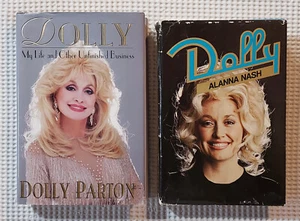 DOLLY PARTON My Life Self-titled Biography Hardcovers 1st Editions Dust Jackets - Picture 1 of 2