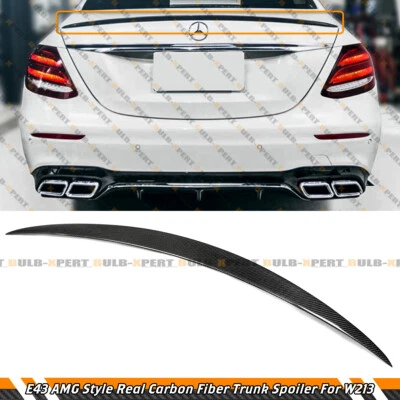 PARA 17-23 MERCEDES BENZ W213 CLASE E E300 E43 AMG VIP FIBRA CARBONO ALERÓN MALETERO Foto 1 de 4