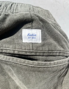 Herren Katin Hose Grün Cord L Taschen Strand Huckberry Preppy Kord Stretch - Bild 1 von 15