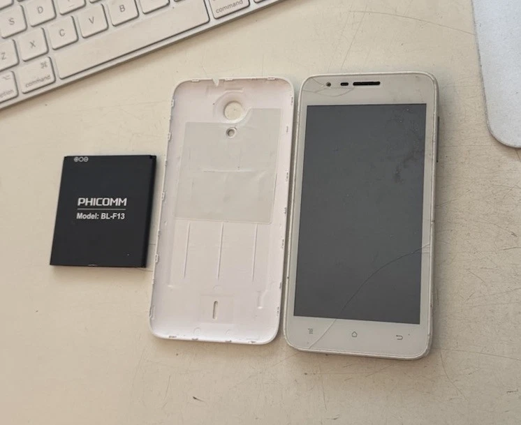 Phicomm i803wa blanco, dispensador, defectuoso, placa, micros, cámara, Accu Etc Ok Foto 1 de 3