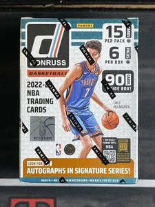 Blaster Box 2022-23 Panini Donruss Basket SIGILLATO / 6 confezioni 15 carte per - Foto 1 di 1