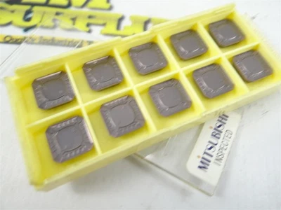 10 NEW MITSUBISHI CARBIDE INDEXABLE MILLING INSERTS SEER1203AFEN-JS VP15TF - Image 1 of 4