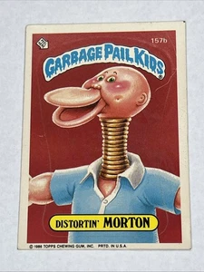 1986 Topps Garbage Pail Kids Serie 4 Distortin' Morton #157b - Imagen 1 de 2