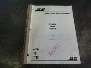 JLG 800S 860SJ Arbeitsbühnen illustrierte Teile Handbuch 3121140 - Bild 1 von 9