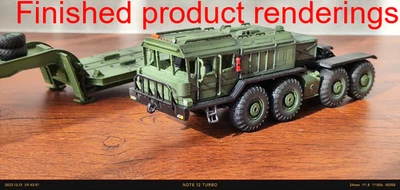 Veicolo trasporto carri armati pesanti sovietici kzkt-7428 stampato in 3D 1/72 non verniciato - Immagine 1 di 3