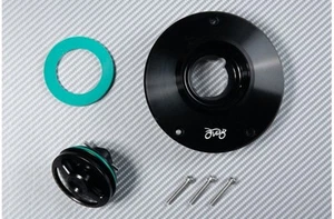 Tankdeckel Tankschloss Schwarz Schnell Freigabe HONDA CB1000R SC60 2008-2017 - Picture 1 of 4