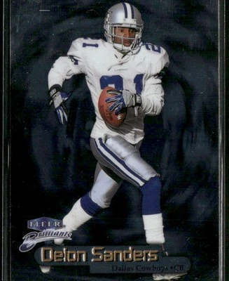 1998 Fleer Brilliants #51 Deion Sanders - Image 1 of 2