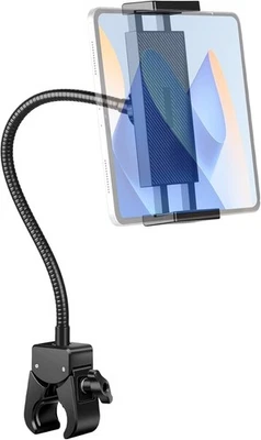 Gooseneck Tablet Holder Clamp for 4.7-12.9" Tablets & Phones - Image 1 of 4