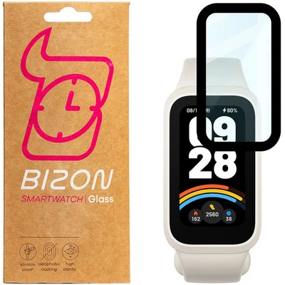 Bizon Glass Watch Edge Hybrid Xiaomi Smart Band 9 Aktiv / Redmi Smart Band 3 sch - Bild 1 von 4