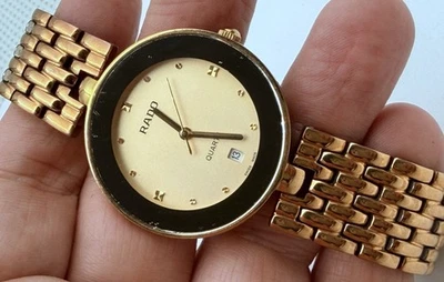 1980's MEN'S Rado Florence Classic Gold Swiss Made Original Bracelet SERVICED - Image 1 of 4