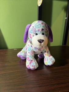 Webkinz Peace Out Puppy Stuffed Animal Plush Toy Ganz No Code - Picture 1 of 4