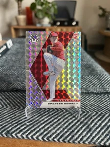 2021 Panini Mosaic Baseball Silver Reactive Spencer Howard RC Phillies - Bild 1 von 2