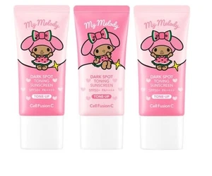 CELL FUSION C Dark Spot Toning Sunscreen ToneUp 35ml+35ml+35ml TANNING MY MELODY - Picture 1 of 2