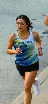全新带标签 Rabbit Boston Marathon Speedeez 背心女式 L 码 — 第 1/4 张图片