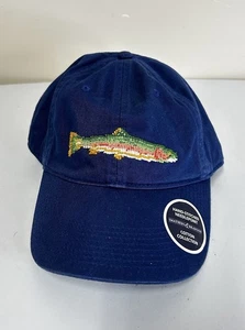 Neu mit Etikett Smathers & Branson Golfmütze große Forelle Fischschläger Nadelspitze verstellbare Kappe - Bild 1 von 6