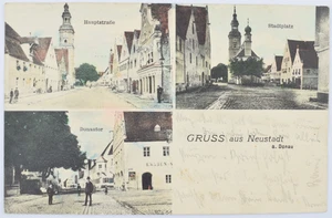 Ansichtskarte Neustadt an der Donau Bayern Niederbayern gelaufen Postkarte - Bild 1 von 2
