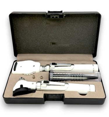 TOOL MASTERS UK FIBER OPTIC Otoscope Ophthalmoscope Examination LED Diagnostic ENT White