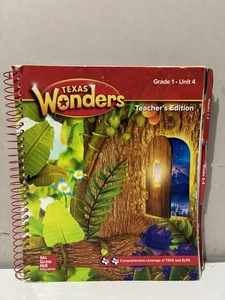 Wonders Grade 1 Teacher's Edition Unit 4 by McGraw Hill 2020 Spiral Binding - Picture 1 of 4