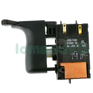 649381-00 Original VSR Trigger Switch For DeWALT DWD110K, DWD112 & DWD115K 3/8" - Picture 1 of 2