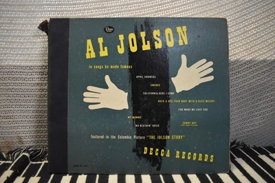 Al Jolson 78rpm Set Decca 4 Records #A-469 Al Jolson In Songs He Made Famous - Image 1 of 4
