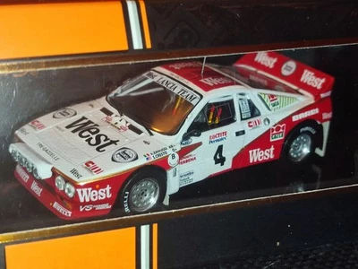 1x IXO RAC338LQ LANCIA 037 Gr.B A.Zanussi WEST Rally YPRES 1985 1:43 RARE NIGHT - Immagine 1 di 4