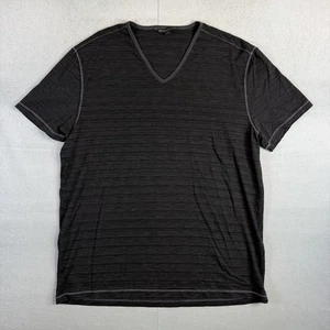 Camiseta John Varvatos Cuello en V Para Hombre XL Gris Oscuro Estrella EE. UU. Manga Corta - Imagen 1 de 6
