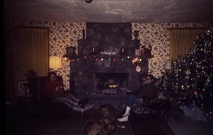 Vintage Foto Dia Weihnachten gemütlich - Bild 1 von 2