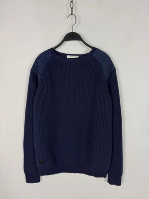 Pierre Balmain Wool Blend Knit Navy Sweater - Image 1 of 4