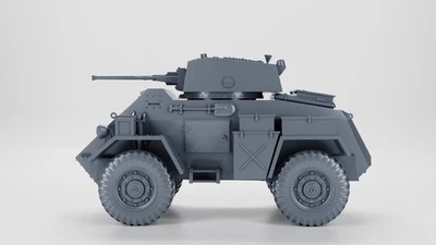 3D Printing 1/72 British Humber Armored Car Mk.IV armored vehicle Unpainted - Image 1 of 4