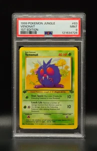 Venonat 1st Edition 1999 Pokemon Jungle #63 WOTC PSA 9 Newly Graded - Picture 1 of 2