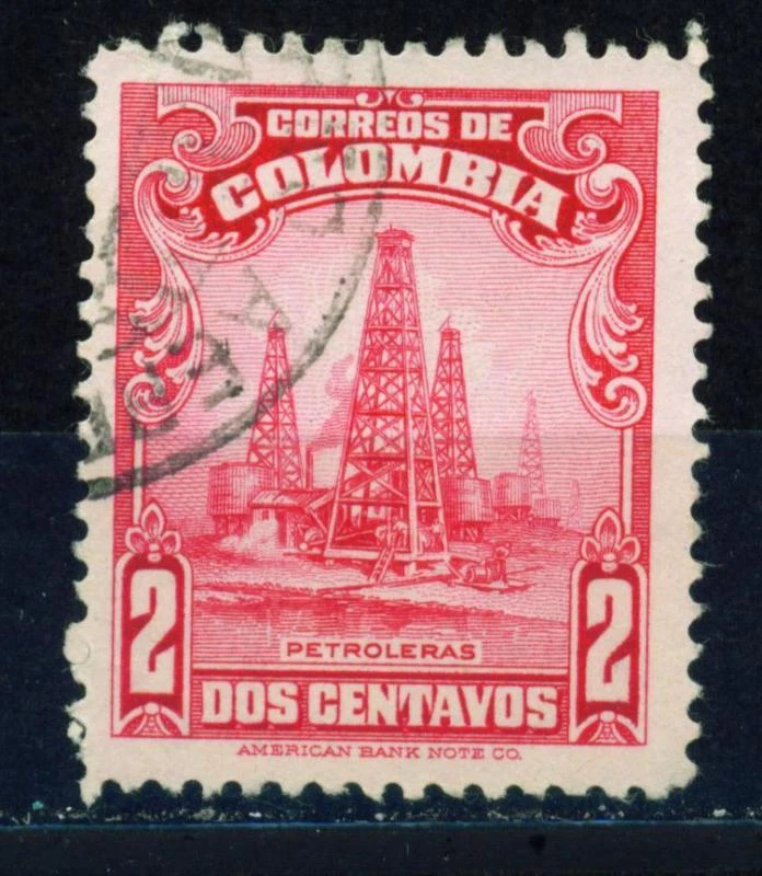 Colombia Petroleum Oil Exploration stamp 1950s - Image 1 of 1