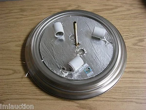 Nuvo 60/199 15-Inch Flush Dome Brushed Nickel No Glass - Picture 1 of 2