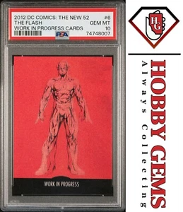 THE FLASH PSA 10 2012 DC Comics The New 52 Work in Progress 3-D Lenticular #6 C2 - Picture 1 of 2