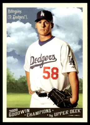 2009 Upper Deck Goodwin Champions Chad Billingsley Los Angeles Dodgers #109 NM - Image 1 of 2
